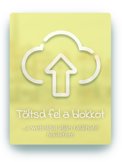 Töltsd fel a blokkot
