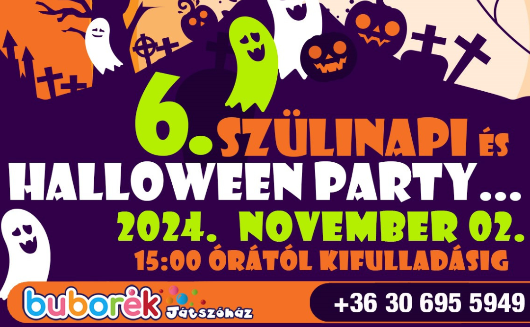 Buborék Játszóház: Halloween Party