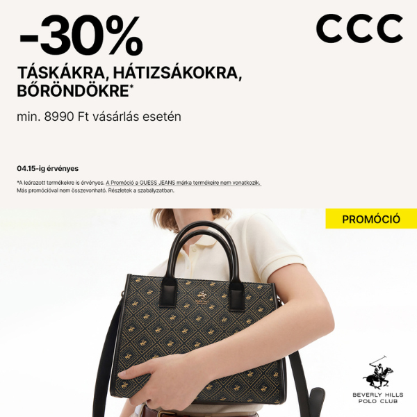 CCC: 30% kedvezmény
