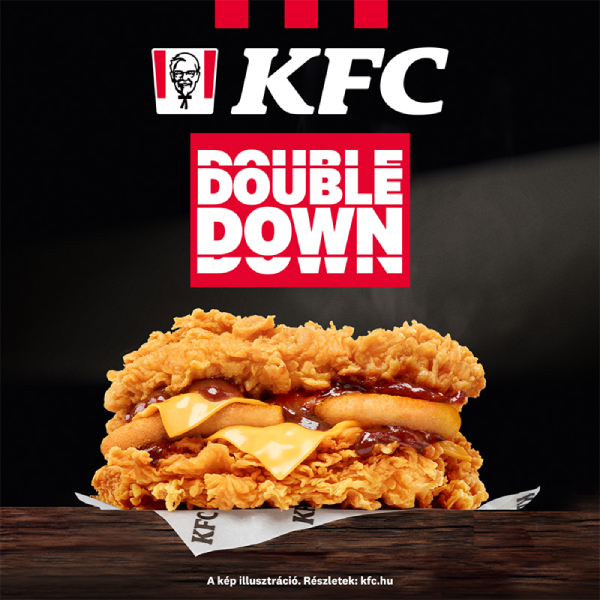 A Double Down megérkezett a KFC-be!