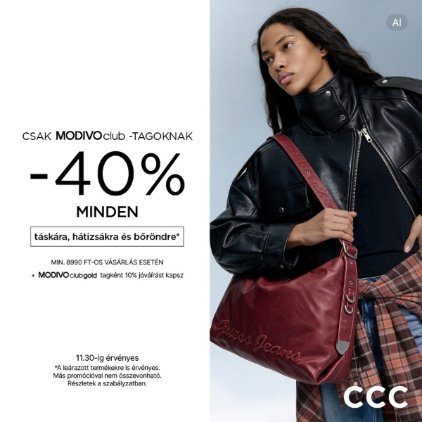 CCC: 40% kedvezmény